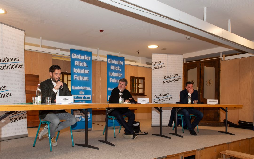Podiumsdiskussion der Bürgermeisterkandidaten